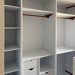 Envelopamento closet - Branco Fosco - Itaim Bibi - São Paulo